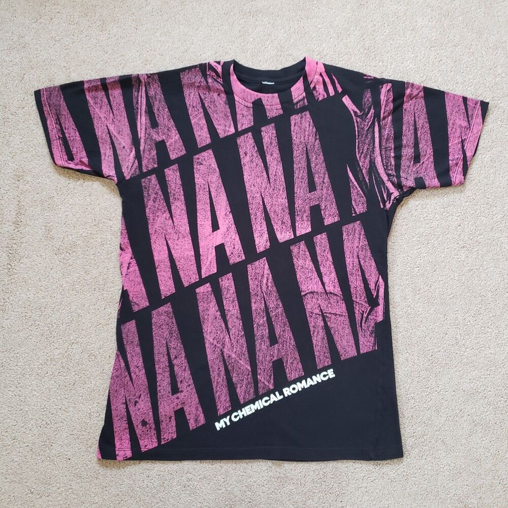 2010 My Chemical Romance Na Na Na Sz Small Mens Danger Days AOP Black T-Shirt